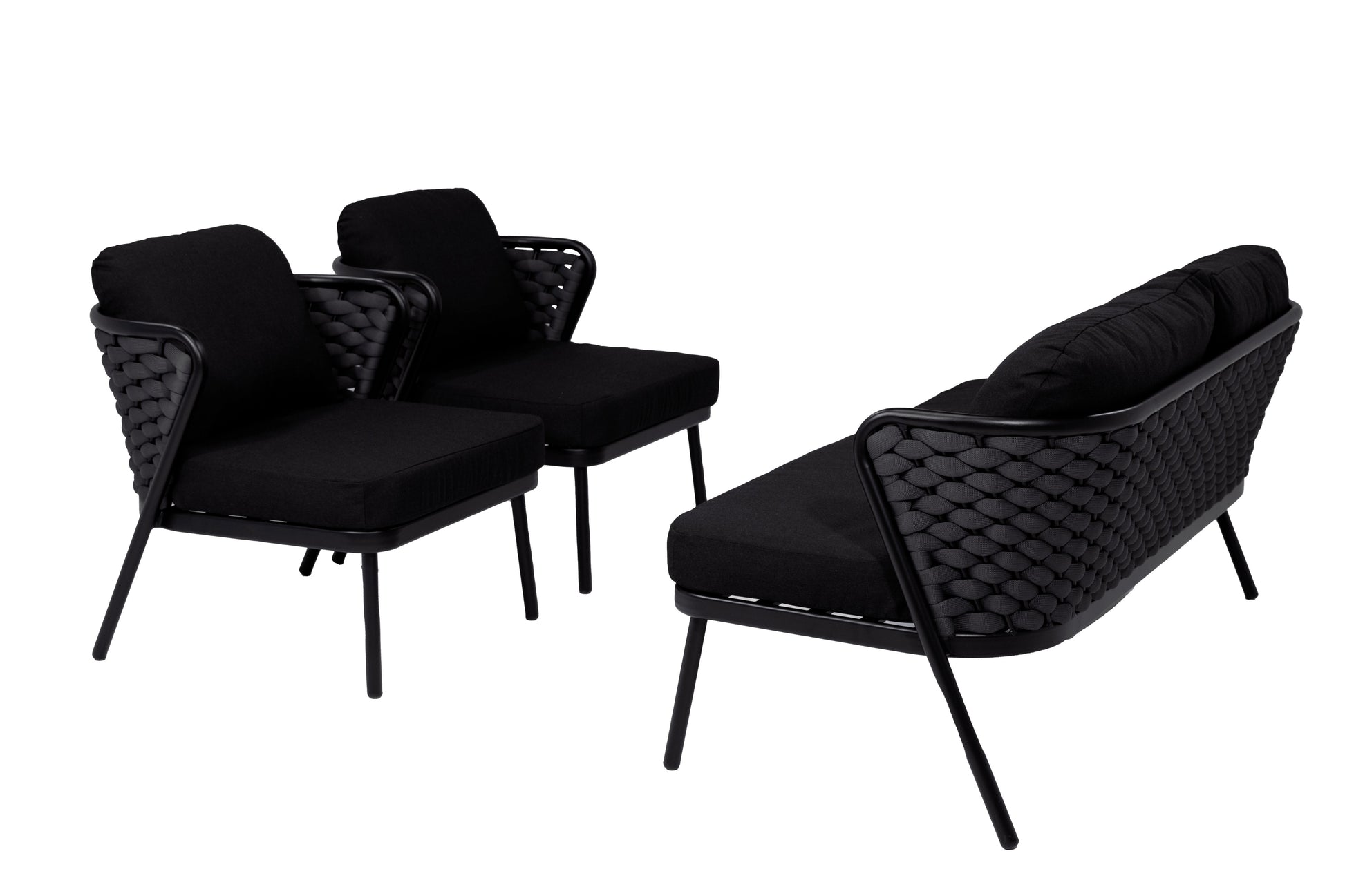 Arado loungeset zwart