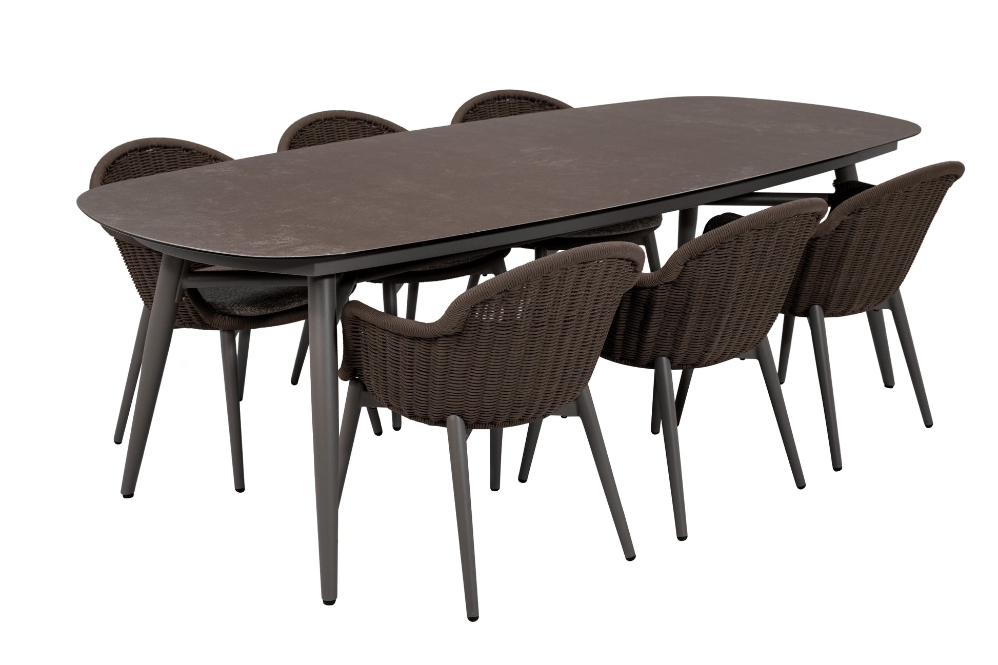Caravela dining set taupe