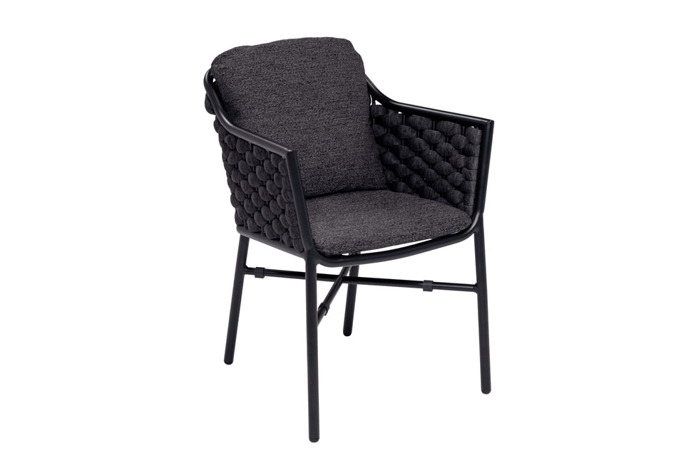 Vicus dining stoel zwart