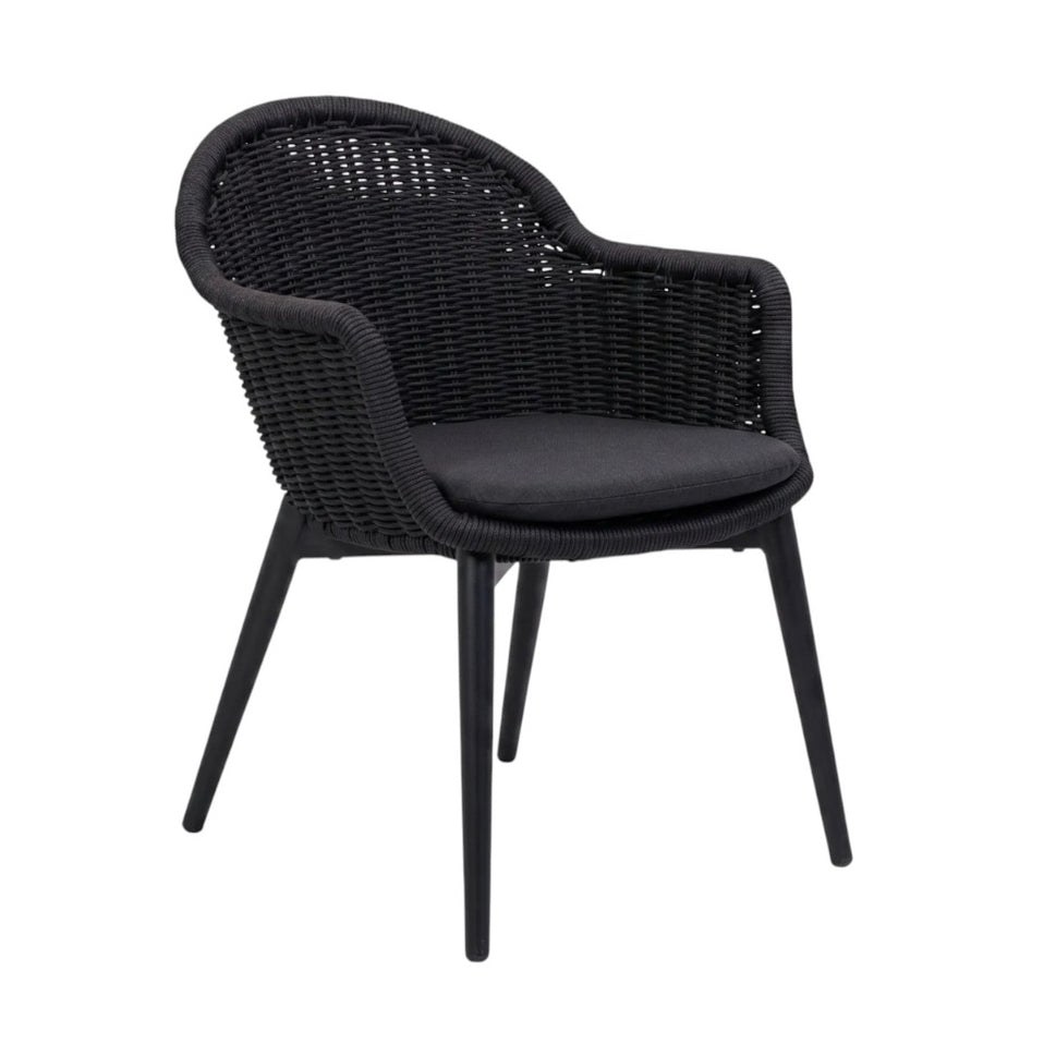 Caravela dining stoel zwart