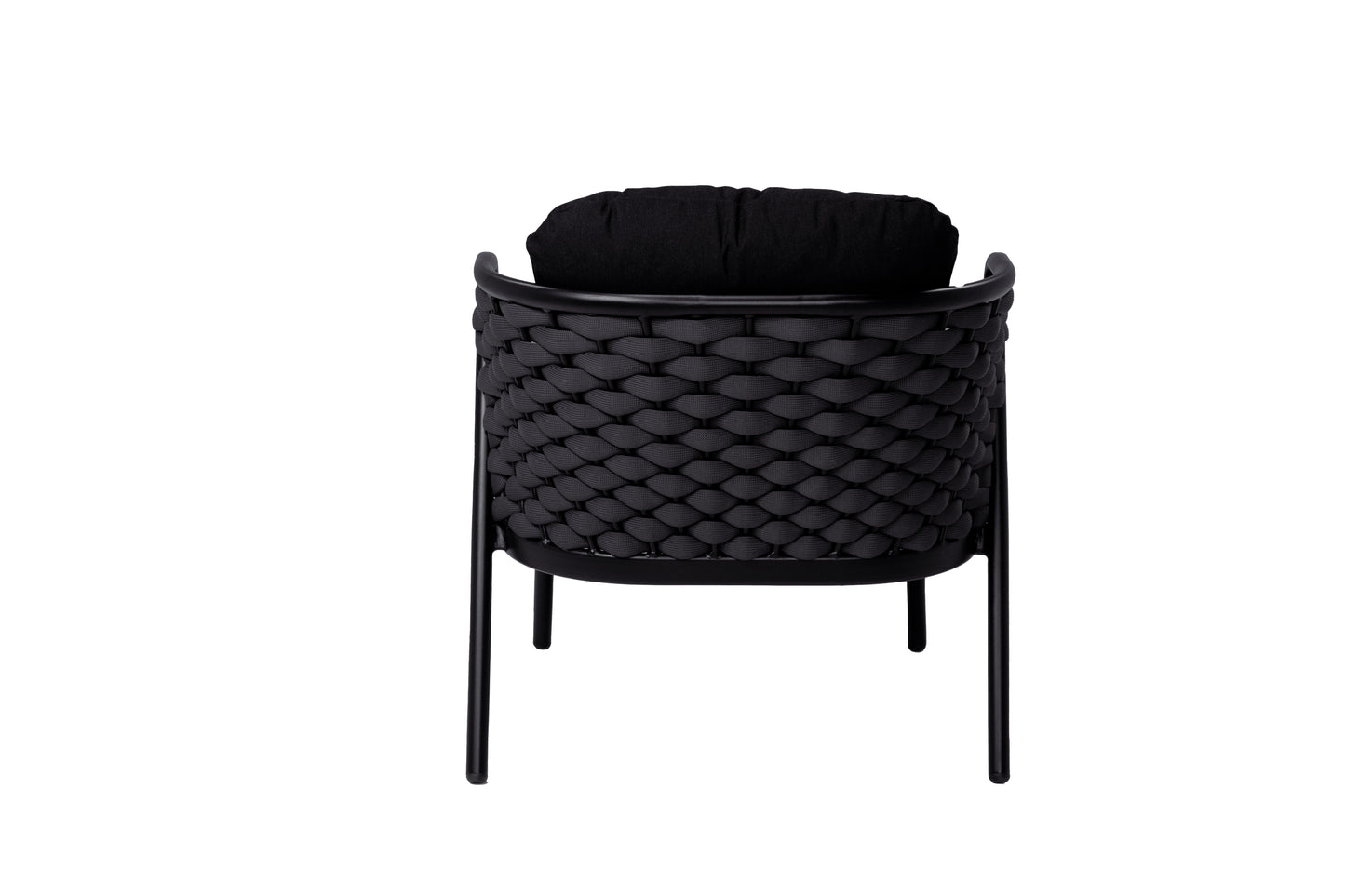 Arado fauteuil zwart achterkant 1