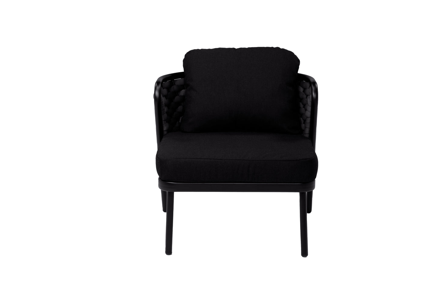 Arado fauteuil zwart voorkant 1