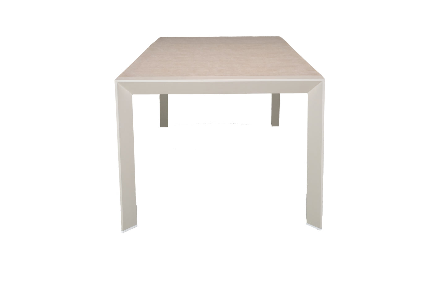 Caleo extension table off-white voorkant 1