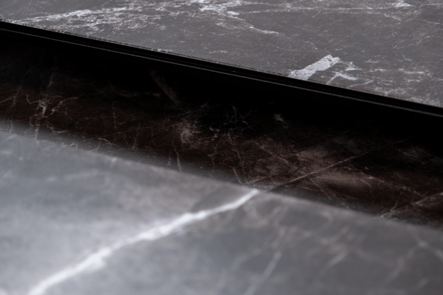 Caleo extension table zwart close up 3