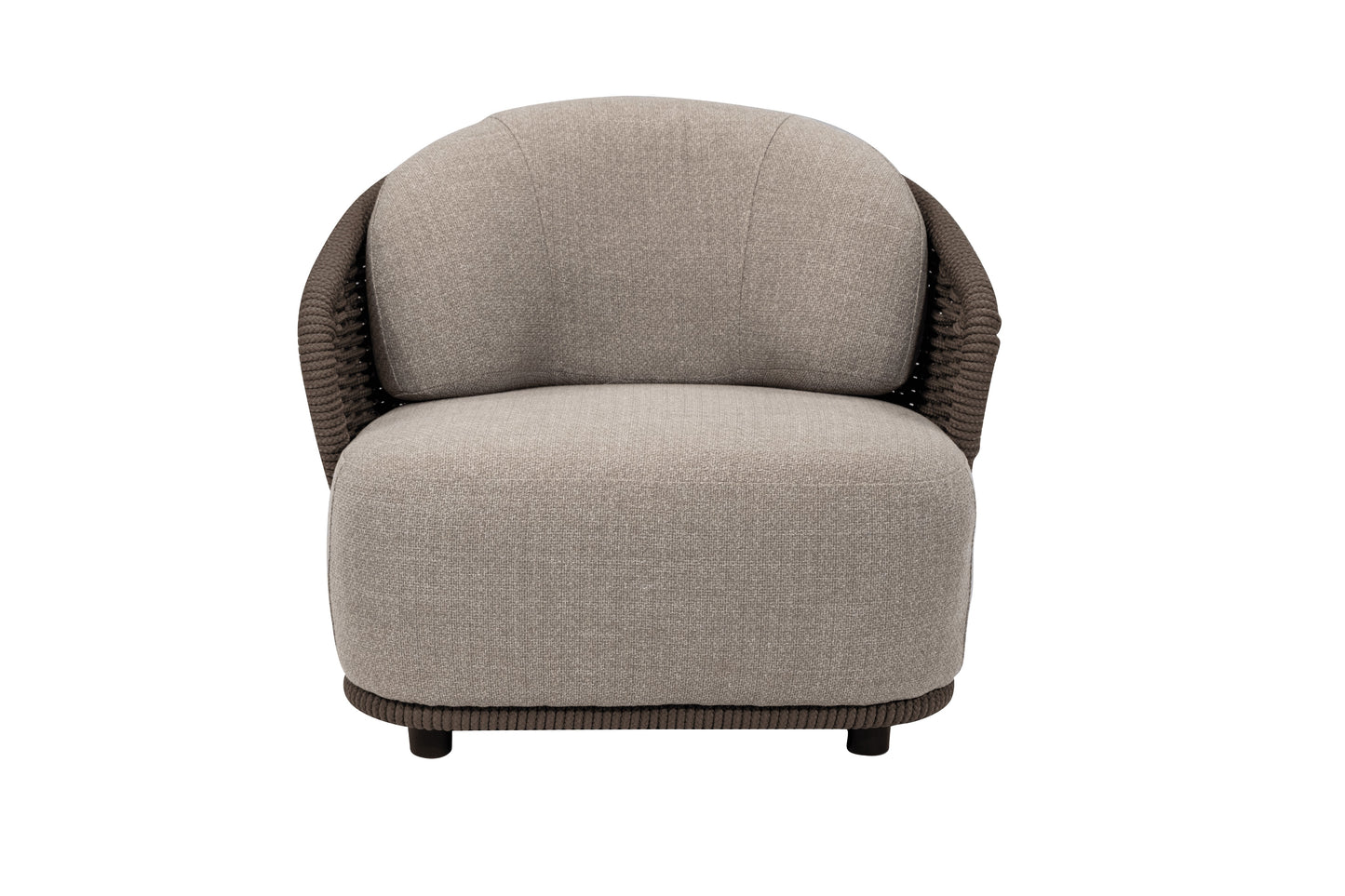 Caravela fauteuil taupe voorkant 1