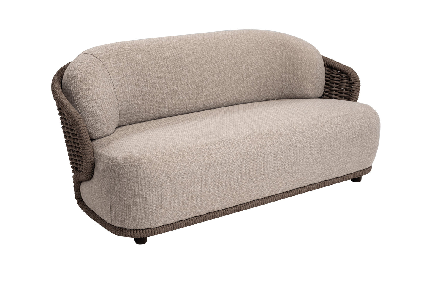 Caravela sofa taupe schuin aanzicht 1