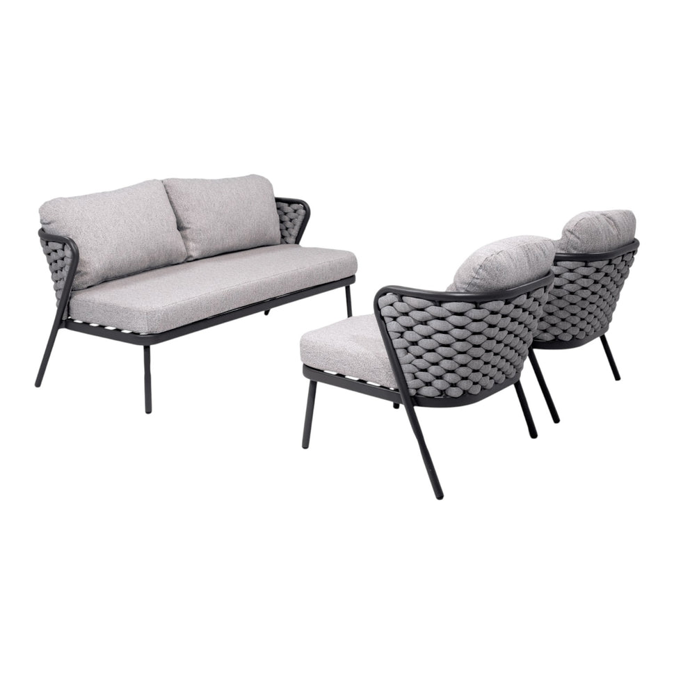 Arado loungeset antraciet