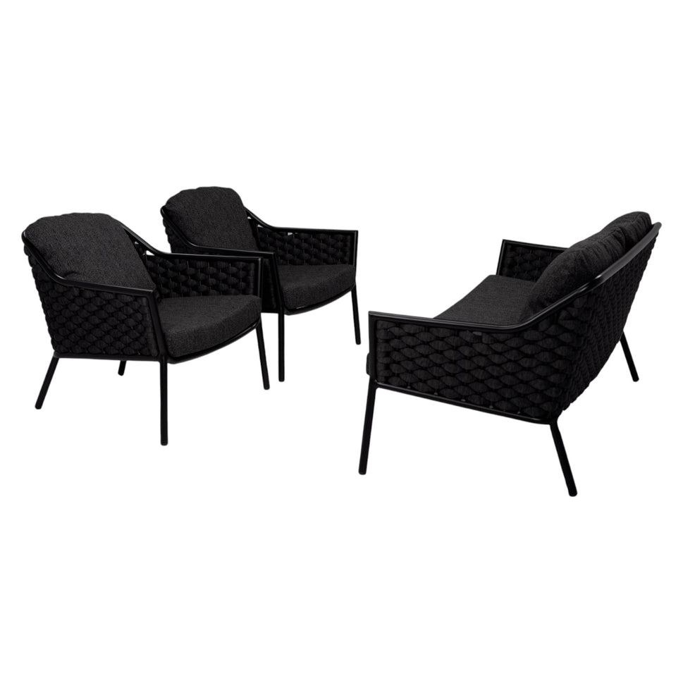 Vicus loungeset zwart