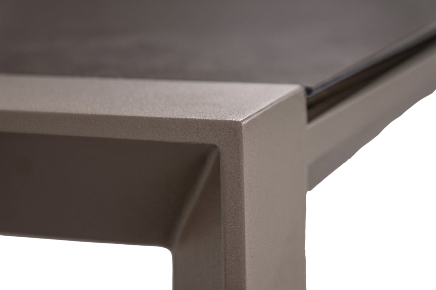 Caleo extension tafel 200-320cm taupe