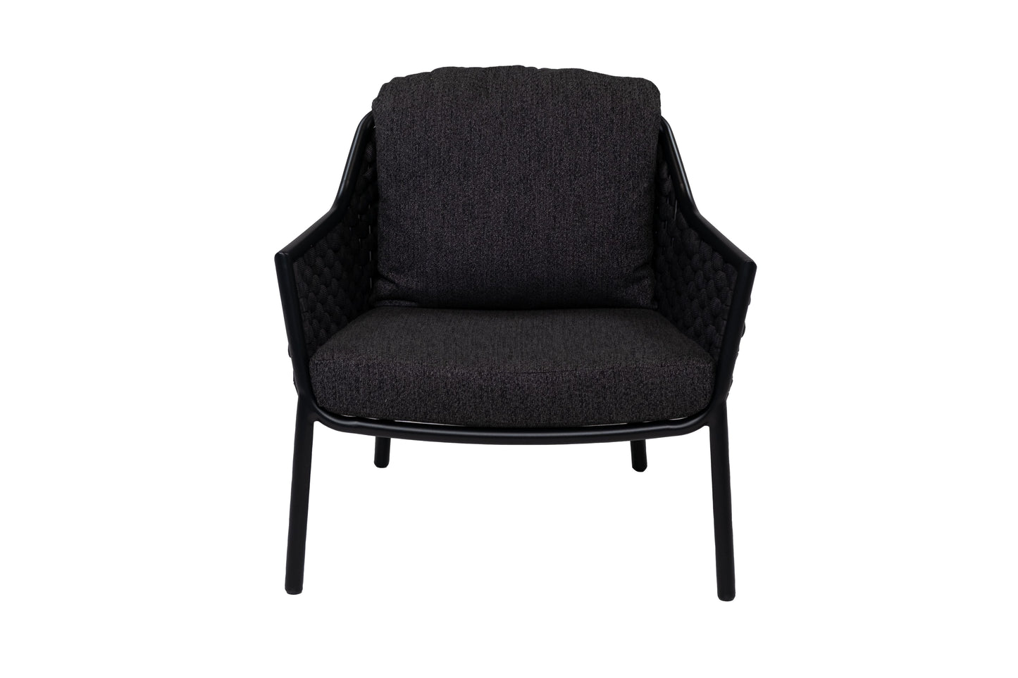 Vicus fauteuil zwart voorkant 1