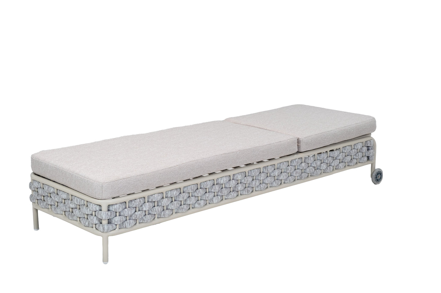 Vicus ligbed off-white schuin aanzicht 1