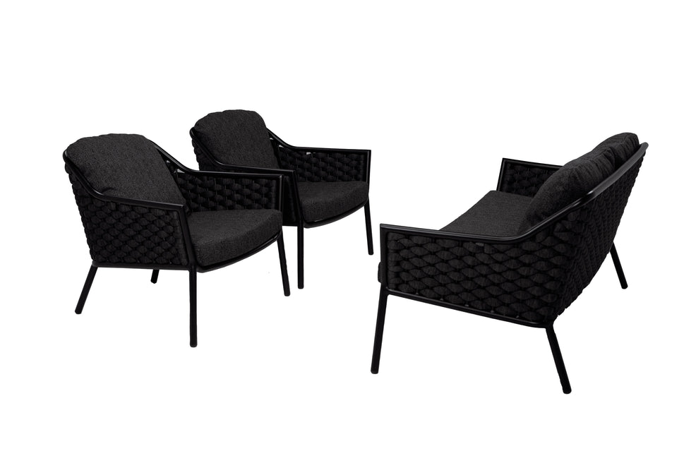 Vicus loungeset zwart