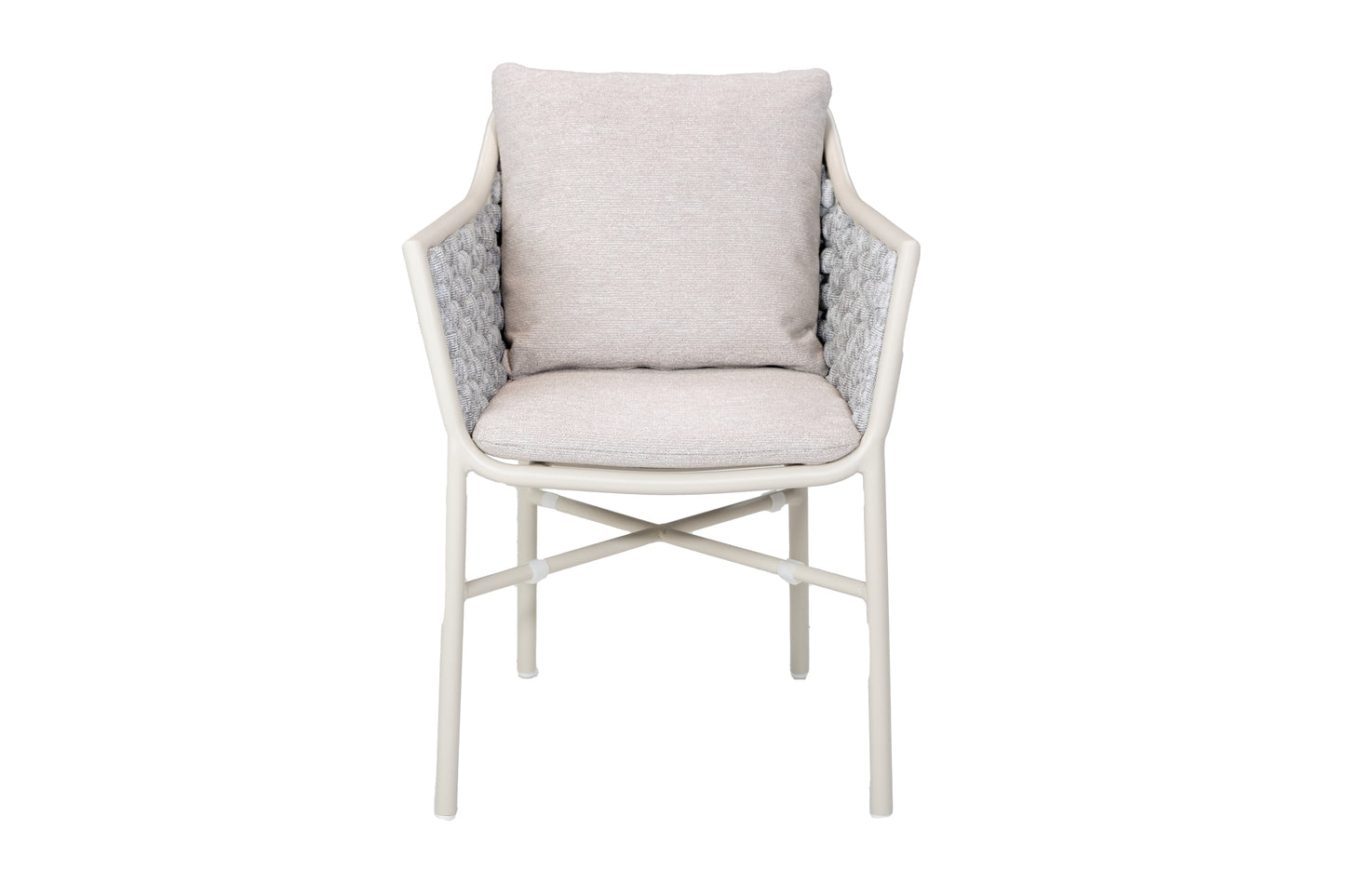 Vicus stoel off-white voorkant 1