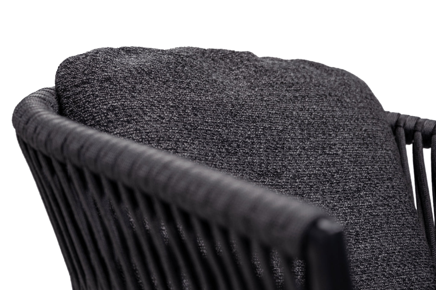 Vinum fauteuil zwart close up 2