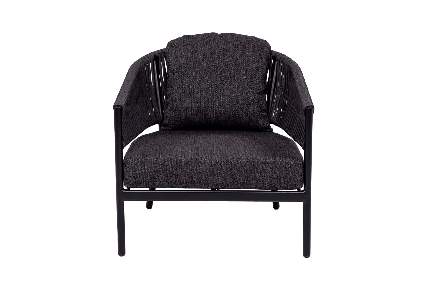 Vinum fauteuil zwart voorkant 1
