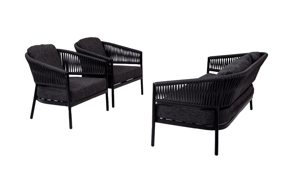Vinum loungeset zwart