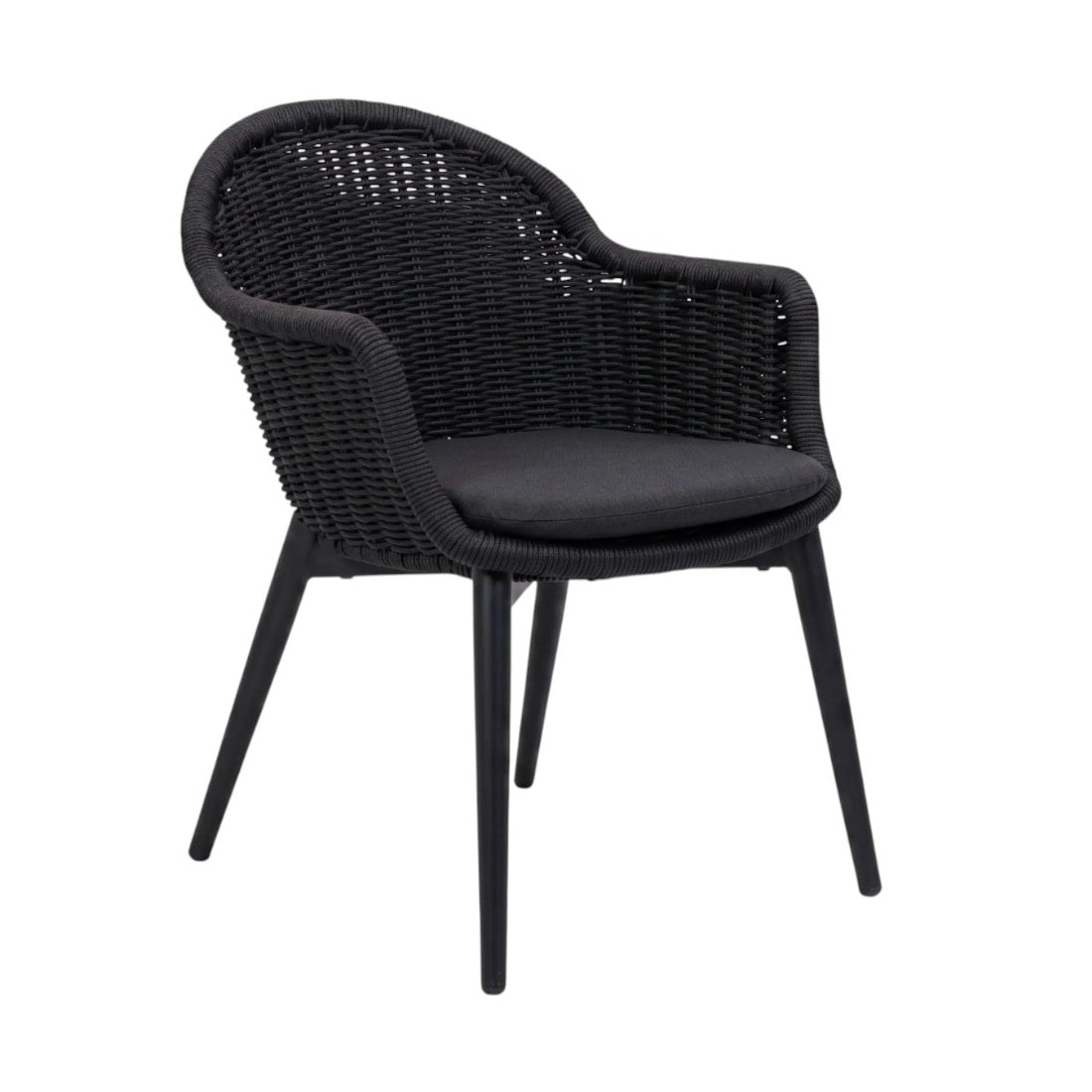 Caravela dining stoel zwart